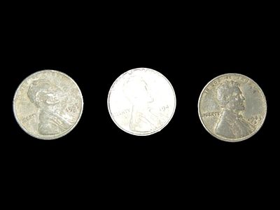 1943 P-D & S Wartime Steel PenniesAuctioning as Authentic & Unaltered