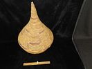 Agaske / Ibeseke Basket from the Tutsi Tribe of Rwanda Central Africa, 2 pieces, Lid and Base Image - 10