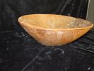 19" Dia Wooden Bowl, Hand Carved from a Single Log.Image - 2