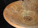 19" Dia Wooden Bowl, Hand Carved from a Single Log.Image - 6