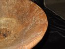 19" Dia Wooden Bowl, Hand Carved from a Single Log.Image - 8