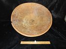19" Dia Wooden Bowl, Hand Carved from a Single Log.Image - 9