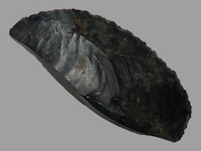 3 1/8" Outstanding Uniface Knife Paleo, Lickington, Ohio