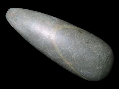 6 3/8" Olmec Jade/Nephrite Celt, South America
