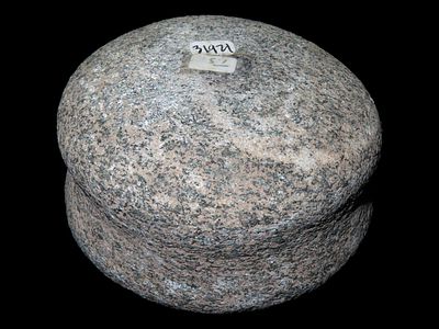 3 3/4" Waco Sinker, These stones were typically crafted by Native Americans and used to weigh