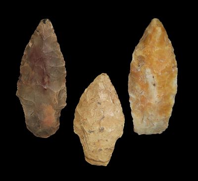 Lot of Adena/Dickson/Sedalia Pts., found by Adam Sisler & Family in Keokuk Co., Iowa