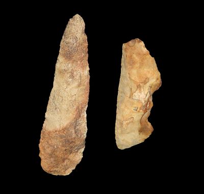 Lot of Lerma Blade and Eccentric Blade, found by Adam Sisler & Family in Keokuk Co., Iowa