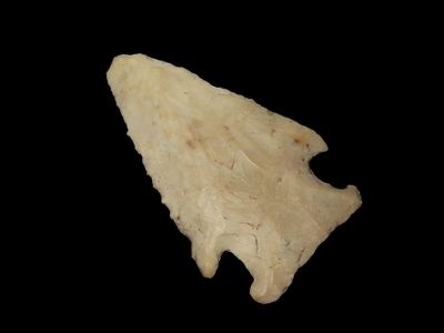 1.3/4" Knobbed Hardin, Beveled, Fulton Co ILL Ex Bill Pettit Collection Reviewed and Approved 