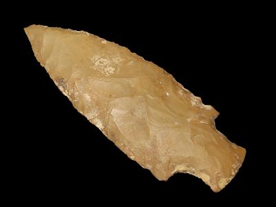 3" Flint Creek/ Bottleneck, Ground Base, Benton Co Tenn Ex Jim Lee Collection Reviewed and 