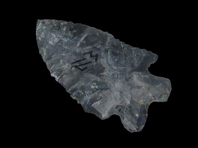 2 3/4" MacCorkle, Coshocton, Wood Co., OH (Found in 1971) EX Jim Lee Collection, Reviewed and 