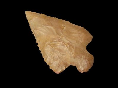 2 3/8" Flaking, Cotaco Creek, found in Florence Co., AL, EX Bill Petit Collection, Reviewed and 