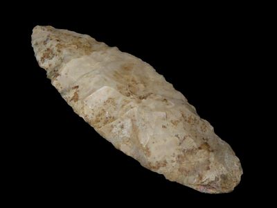 4" Early Archaic Knife, Tampa, Florida, EX Michael Gorgas, EX Jim Lee Collection, Reviewed and 