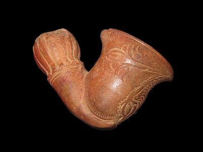 19th Century Clay Pipe, Turkey, Ottoman Empire, Greek Origin