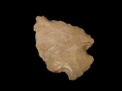 2 5/8" Hopewell Found by Geoff Sandt in St. Louis Co. Missouri, Known as the Rockhunter on YouTube