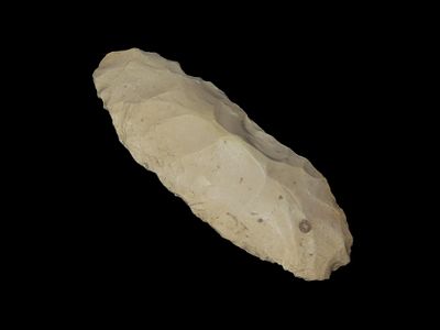 4 3/16" Archaic Tool Found by Geoff Sandt in St. Louis Co. Missouri, Known as the Rockhunter on 