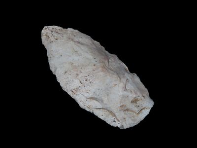 3 3/4" Archaic Blade Found by Geoff Sandt in St. Louis Co. Missouri, Known as the Rockhunter on 