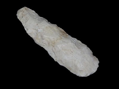 5 7/8" Archaic Chisel Found by Geoff Sandt in St. Louis Co. Missouri, Known as the Rockhunter 