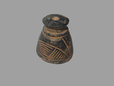 1 9/16" x 1 3/4" Pre-Columbian Shaman Ceremonial Engraved Jadeite Talisman, Motley COA, found 