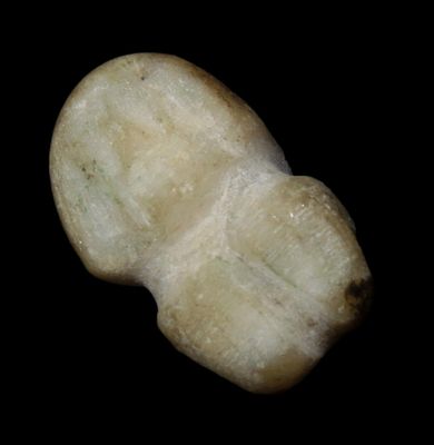 1 1/16" x 5/8" Pre-Columbian Human Fetish, Motley COA, found in South America, Ex Steve Barras 