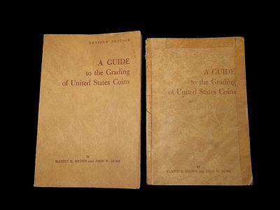 A Guide To The Grading Of United States Coins 2 Booklets