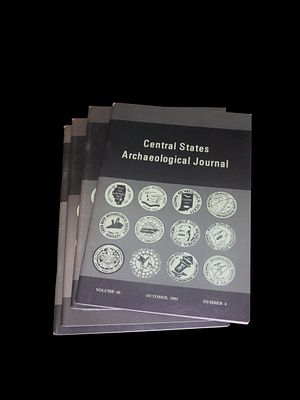 Set of 4 Central States Archaeological Journal 1991