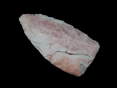 2" 1/4 x 1" 1/8 Very Colorful Woodland Knife Jim Fritz N IN