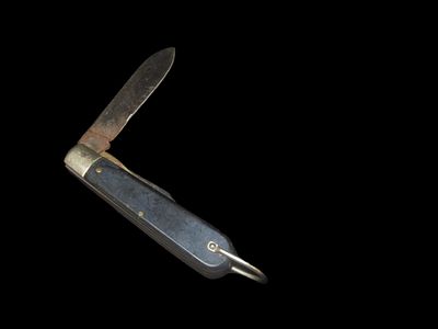 3 3/8" Vintage Kutmaster Brand Double Blade Pocket Knife, Made in Utica, New York, USA