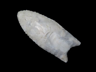 Incredible 2 3/4" Clovis, Rogers COA, Very Colorful Example, Nice Flutes, Ex Jerry Bolin