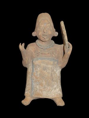 7 3/4" Pre-Columbian Totonac Style Human Effigy Figure, Solid, Veracruz, #RK-P26