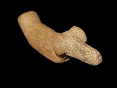 3 3/4" Popeyed Birdstone, Motley COA, Dyer County Tennessee