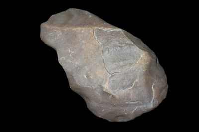 Large 7" Acheulean Early Man Blade / Paleolithic Hand Axe, 150,000-250,000 Years Old