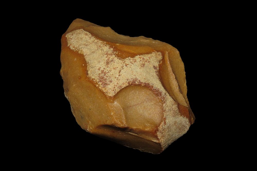 Nice Acheulean Early Man Blade / Paleolithic Hand Axe from France, 150,000-250,000 Years Old