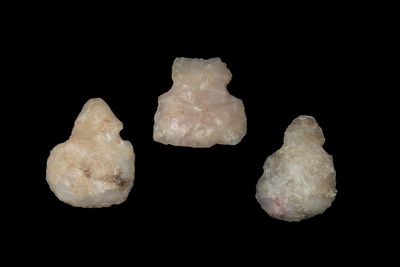 Lot of 3 Agate Notched Scrapers found in New Mexico