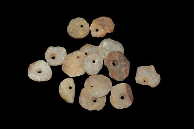 Collection of Neolithic Quartz Beads, 3500-5000 Years old, Found in Africa