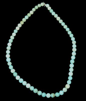 8" Strand of Pressed Turquoise Beads