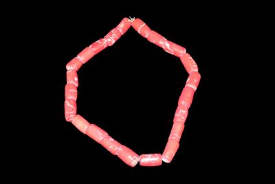 17 1/2" Strand Rare Fossilized Coral, from Tibet