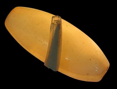 1 9/16" Banded Agate Bead, Nigeria