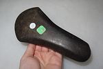 7 18" x 3 7/16" Pre-Columbian Colorful Hardstone Votive(Ceremonial)Hand Axe, Motley COA, from Image - 1
