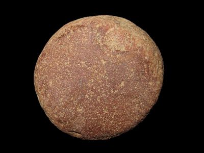 2 3/16" Reddish Quartz Biscuit Discoidal, Found Between 1968- 2023 By Jeff Thompson in Camden 