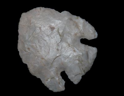 1 15/16" Deep Base Notched Point, Found Between 1968- 2023 By Jeff Thompson in Either Florida 