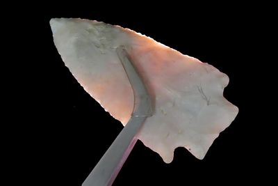 2 7/8" x 1 7/16" Benton, Burlington Chert, Missouri, COA Jerry Dickey