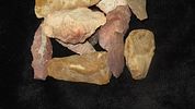 Lot of Flint Scrapers, Points, and Flint Tools, Great for Study Pieces (Chert Material Types of Image - 2