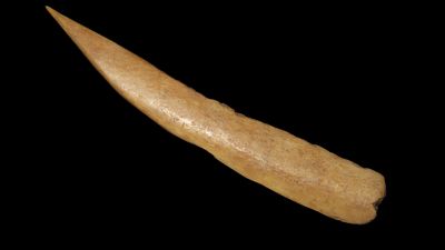 Bone Awl, Mandan/Arikria Culture, Morton Co., North Dakota, Ex. Dickey