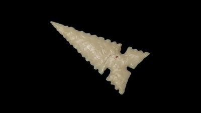 1 1/2" x 3/4" CAST of Serrated Cahokia Point