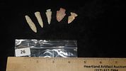 Lot of Two Pencil Drills and Three ArrowheadsImage - 2