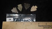 Lot of 4 Atalatal Points, KentuckyImage - 2