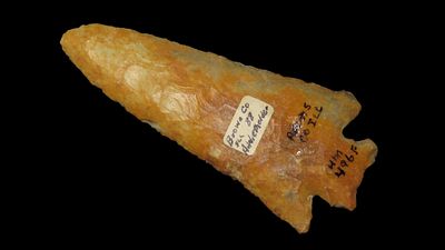 3 3/4" x 1 3/4" Hardin, Found in Brown Co. Illinois by Tony Weitholder, Ex. Herb Mangold Collection