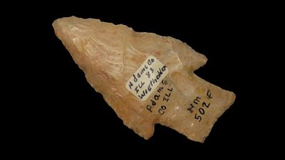 2 7/8" x 1 1/2" Hardin, Found in Adams Co. Illinois by Tony Wietholder, Ex. Herb Mangold Collection