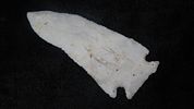 3 3/8" Archaic Serrated Classic Corn Notched, Found in Adams Co. IL, Ex. Herb Mangold CollectionImage - 1