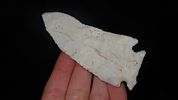 3 3/8" Archaic Serrated Classic Corn Notched, Found in Adams Co. IL, Ex. Herb Mangold CollectionImage - 2